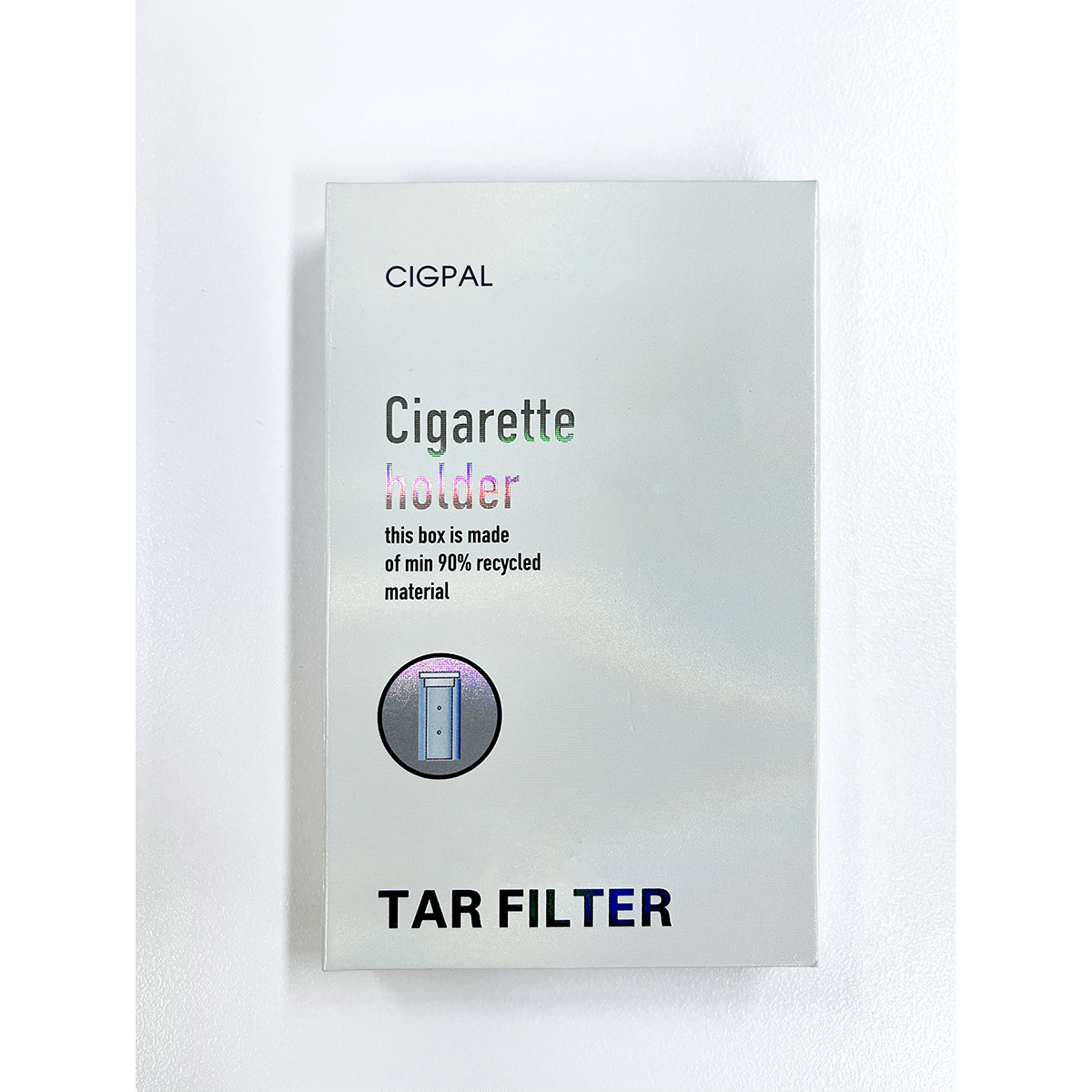 CIGPAL Disposable Cigarette Filters Three-Layer Microporous Multi-Filtering to Reduce Tar and Smoke Stains (8 Per Pack) Elegant and Stylish Design, Suitable for Regular and King Size of Cigarettes